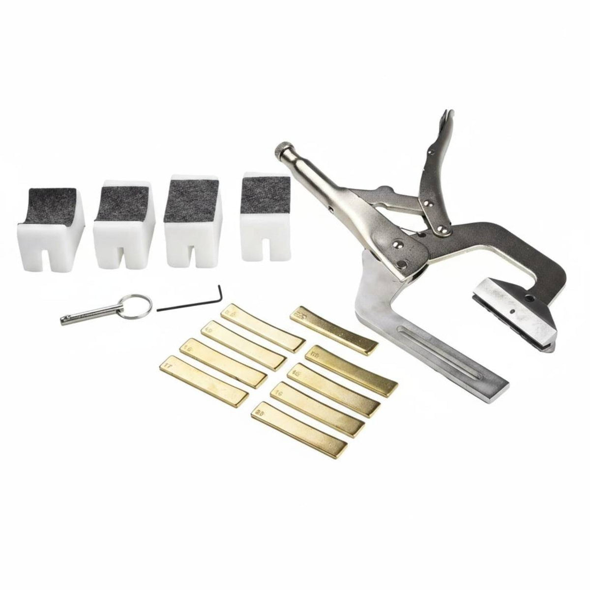 Handheld Fret Press Adjustable Neck Support Handheld Fretting Tool for Luthiers
