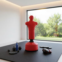 Torso-Form Punching Bag Black Connector Silicone Punching Bag Impact Absorbing Boxing Target