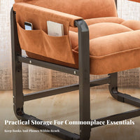Foldable Nap Lounger two-in-one Use Sit and Lie weightless posture Recliner for Living Room
