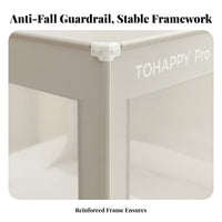 Young Child Bed Enclosure Anti-Fall Design Child Safety Gear Breathable Easy Installation for Infants, Parents, Bedroom