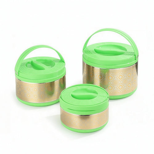 3 Pieces Vacuum Insulated Food Jar Long-Lasting Insulated Lunch Container