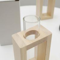 Minimalist Design Test Tube Propagation Station Functional & Decorative Hydroponic Desktop Planter No Assembly Needed Geometric Desktop Planter Easy to Clean for Bookshelf