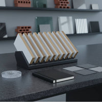 Tile Sample Display Rack Keeps Samples Organized Tile Display Rack Compact Floor Layout Sample Holder for Industry Show, Retail Store