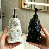 欧式轻奢狮王洗手液分装瓶复古沐浴露按压瓶卫生间浴室摆件乳液瓶