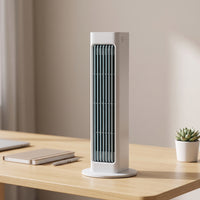 Slim Bladeless Column Fan Corded Standing Fan Quiet Easy to Clean for Home Office