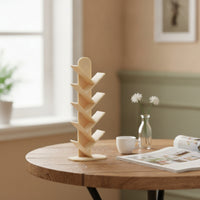Miniature Tree Bookshelf Compact Mini Bookshelf Minimalist Bookcase for Collectors