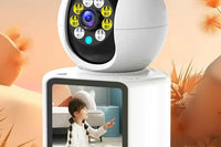 WanGou MDW018 Two-Way Video Call Monitor Camera with Voice, Remote Viewing for Elderly and Baby Care, AU Plug