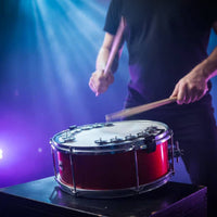 Crisp Sound Drum Rim Tambourine Easy Mount Snare Drum Jingle Loop Lightweight for Percussionists, Live Performance, Studio Recording, Stage