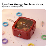 children's Hair arrangeory Organizer Transparent Drawers Desktop Storage