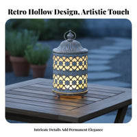 Loop Handle Glass Lantern Ornament Vintage Lantern Ornament Warm Ambiance
