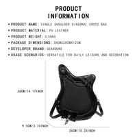 Y2K Ita Bag with Clear Compartment