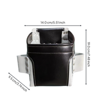 Adjustable heavy-duty leather tool belt