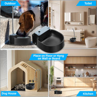 Automatic Dog Water Bowl Wall-Mounted Large Capacity Pet Water Dispenser Indoor Outdoor
