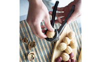 Manual Nutcracker Serrated Grip Kitchen Tool Textured Surface