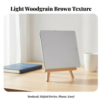 Foldable Bookrest Space-Saving Adjustable perusing Stand Stable assistance for Desk