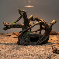 Artificial Tree Trunk Cave Shelter Realistic Hollow Tree Trunk Ornament