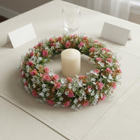 Cherry Blossom Wreath Long-Lasting Artificial Flower Wreath Great Gift