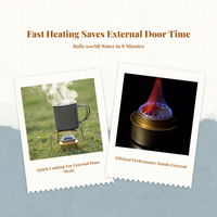 Brass Stove, Portable Camping Gear, Outdoor Heater