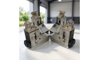 Adjustable Motorcycle Tire Changer Clamp Fixtures Easy to Clean Tire Changer Clamp with Safeguarding Pad Sturdy Tool Heavy-Duty for Garages