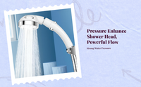 High Pressure Handheld Shower Head, Adjustable, Leakproof