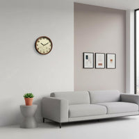 Wall Timepiece with Thermometer and Hygrometer Quartz Movement for Kitchen