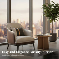 Single-Seater Club Chair Modern Design Armchair Versatile Design Soft Cushioning for Readers, Adults, Hotel Lobby, Office