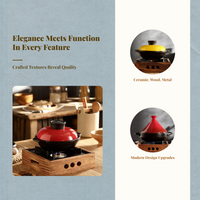 Japanese Hot Pot, Cast Iron Cooker, Portable, For Camping