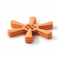 3 Pieces Silicone Mat with Tree Shape Decorative Trivet Set Washable for Hosts