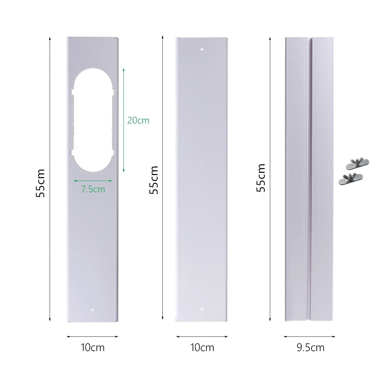 55CM / 3-pc Plate W Screws