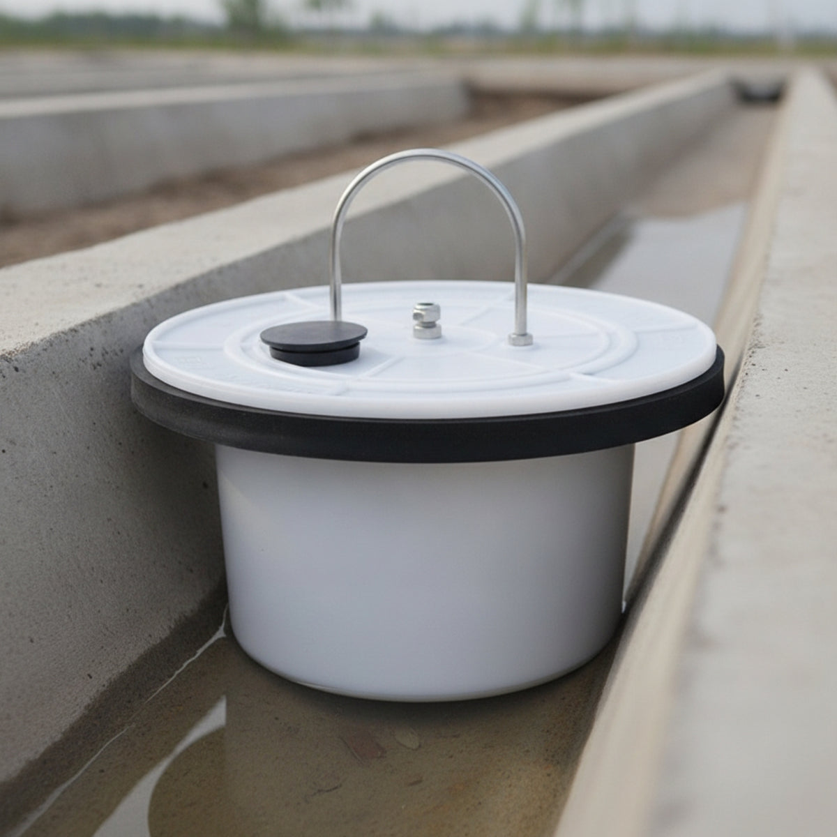 Water-Seal Drain Plug Watertight Drain Plug with Handle Reusable for Pig Farmers, Manure Channels, Barns
