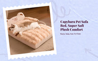 Cat bed with washable cover