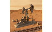 HO Scale Oil Oil Rig Model Kit Cardboard Rig Model DIY Oil Oil Rig Kit Decorative for Dioramas