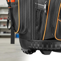 Rolling Tool Backpack Heavy Duty Tool Trolley Backpack High Capacity for Technicians, Electricians, Job Site