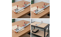Adjustable Carpentry Guide Fence | Straight-Cut, Table Saw Fence, for Workshop