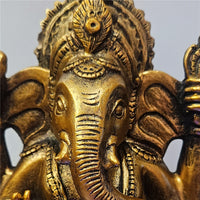 Resin Thai Buddha Statue Water Fountain Ornament