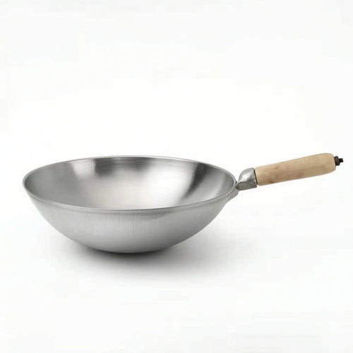 Wok Handmade Aluminum Wok Thickened for Kitchen