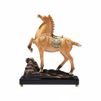 Colorful Horse Statue Resin Horse Statue Easy to Clean for Shelf Display