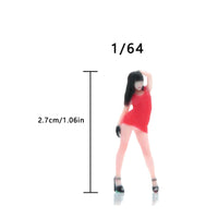 1/64 Scale Figurines Detailed Pose Painted Scene People Scene Setup Use