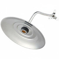 Waterproof Stainless Steel Lampshade Rust-Proof E27 Pole Light Fixture Weather-Resistant for Courtyard, Garden, Pathway