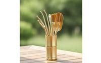 6 Pieces Gongfu Tea Tool Set Multifunctional Tea Utensils with Holder Portable