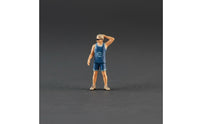 1:64 Scale Police Figure Realistic Detail Miniature Cop Figurine Figurine Hand-Finished 1:64 Scale Figure for Collectors, Hobbyists