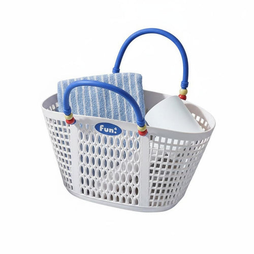 Handled Bath Organizer Basket Thickened Material for Bathroom, Kitchen
