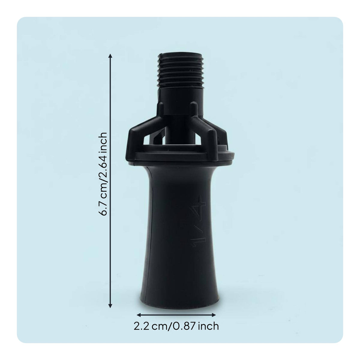 PP Plastic Venturi Nozzle Industrial Hardware Anti-Clogging