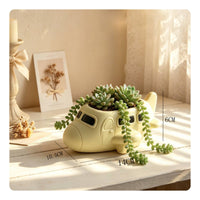 Aircraft Flower Pot Creative Design Cute Succulent Pot Gift Idea for Study Room