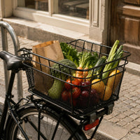 Rear Bike Basket Thickened Frame Transport Gear Anti for Delivery