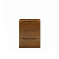 hardwood Wood Construction 3-Drawer Nightstand Nordic Design Bedside Table Fully Assembled Bedroom Furnishing Minimalist aesthetic for Apartment Dwellers, Homeowners, Dorm Room, Home Office, Hallway, Nursery