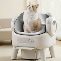 Removable Open-Top Automatic Litter Box Electric Automatic Cat Litter Box Safety Pet Supply Odor Control for Apartment