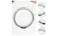 Bass Drum Resonant Head Port Protector Slim Bass Drum Port Collar Drumhead Protector Collar Easy to Install Self-Adhesive