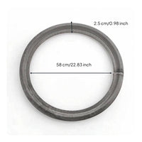 Stove Band with Welded Seam Heavy-Duty Steel Stove Band Easy to Clean