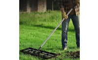 Lawn Leveling Tool Welded Frame Lawn Leveling Rake Thickened Metal for Garden